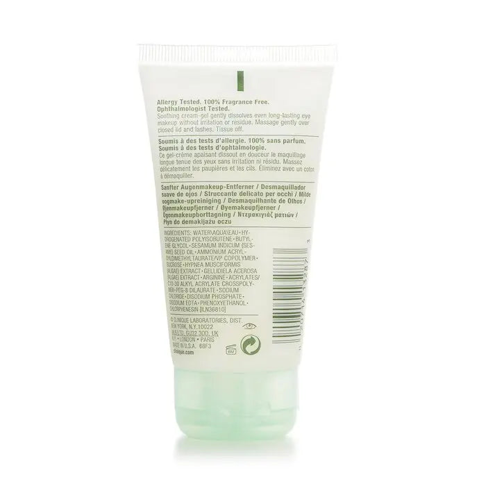 CLINIQUE NATURALLY GENTLE EYE MAKEUP REMOVER — Comforting Clean For All Skin Types Clinique