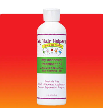 MY HAIR HELPERS NATURAL LICE REMOVAL OIL — Coconut &amp; Peppermint, Chemical-Free My Hair Helpers