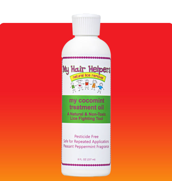 MY HAIR HELPERS NATURAL LICE REMOVAL OIL — Coconut &amp; Peppermint, Chemical-Free