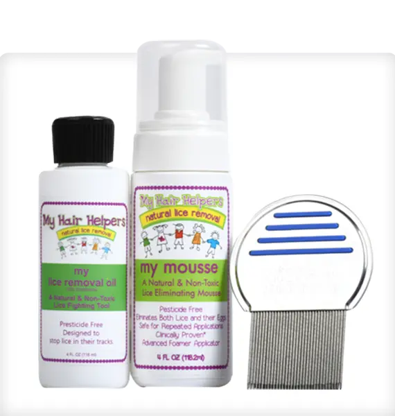 MY HAIR HELPERS DELUXE LICE TREATMENT KIT — Natural, Kid-Safe, Chemical-Free My Hair Helpers