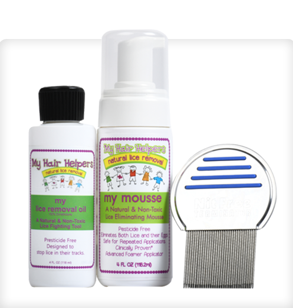 MY HAIR HELPERS DELUXE LICE TREATMENT KIT — Natural, Kid-Safe, Chemical-Free