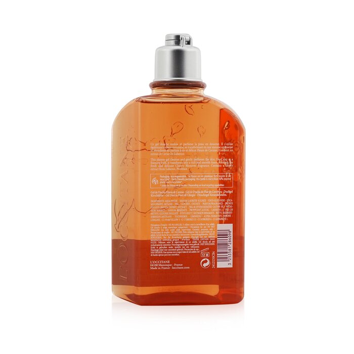 L’OCCITANE CHERRY BLOSSOM BATH &amp; SHOWER GEL – Gentle Floral Cleanser