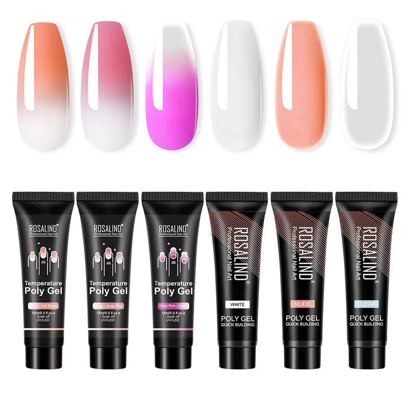 Professional nail builder gel by ROSALIND salon-quality results