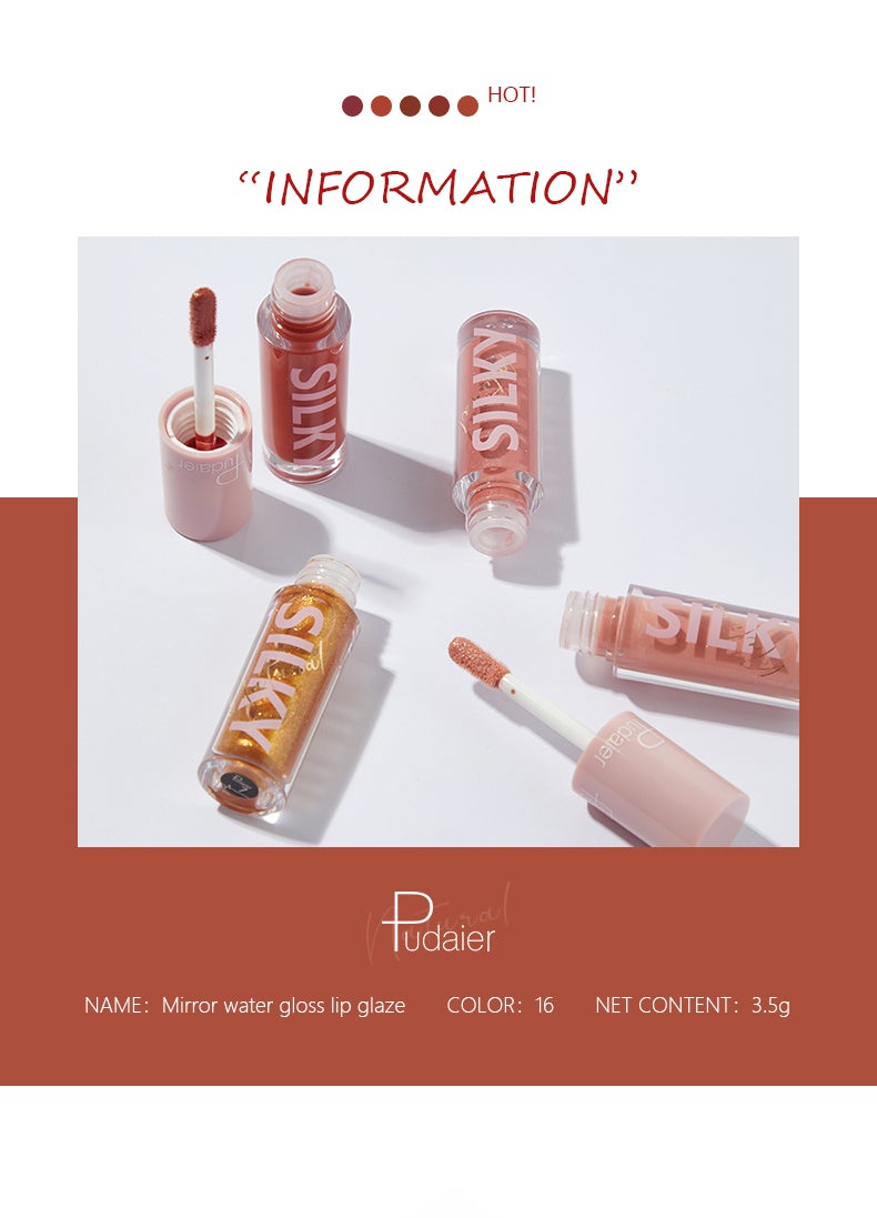 PUDAIER® GLOSS BOMB LIP LUMINIZER — Addictive Shine, Nourishing Wear(Color #4)