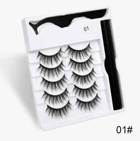 Reusable magnetic eyelash kit comfortable and lightweight
