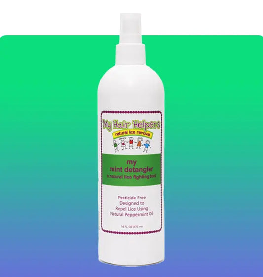 MY HAIR HELPERS NATURAL LICE REMOVAL DETANGLING CONDITIONER SPRAY— Lice Prevention &amp; Smooth, Manageable Hair My Hair Helpers