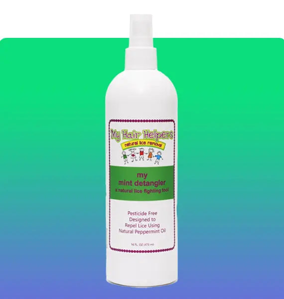 MY HAIR HELPERS NATURAL LICE REMOVAL DETANGLING CONDITIONER SPRAY— Lice Prevention &amp; Smooth, Manageable Hair My Hair Helpers