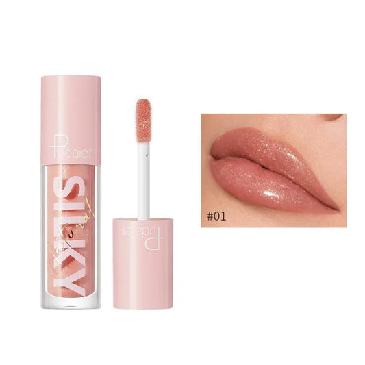 PUDAIER® GLOSS BOMB LIP LUMINIZER — Addictive Shine, Nourishing Wear (Color #01) Savoy Active