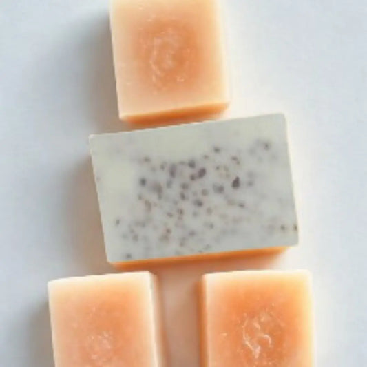 LOLA LUXE COCONUT GLOW + HIMALAYAN SALT SCRUB SOAP: Mineral-Rich Nourishment & Gentle Care Lola Luxe Limited Co.