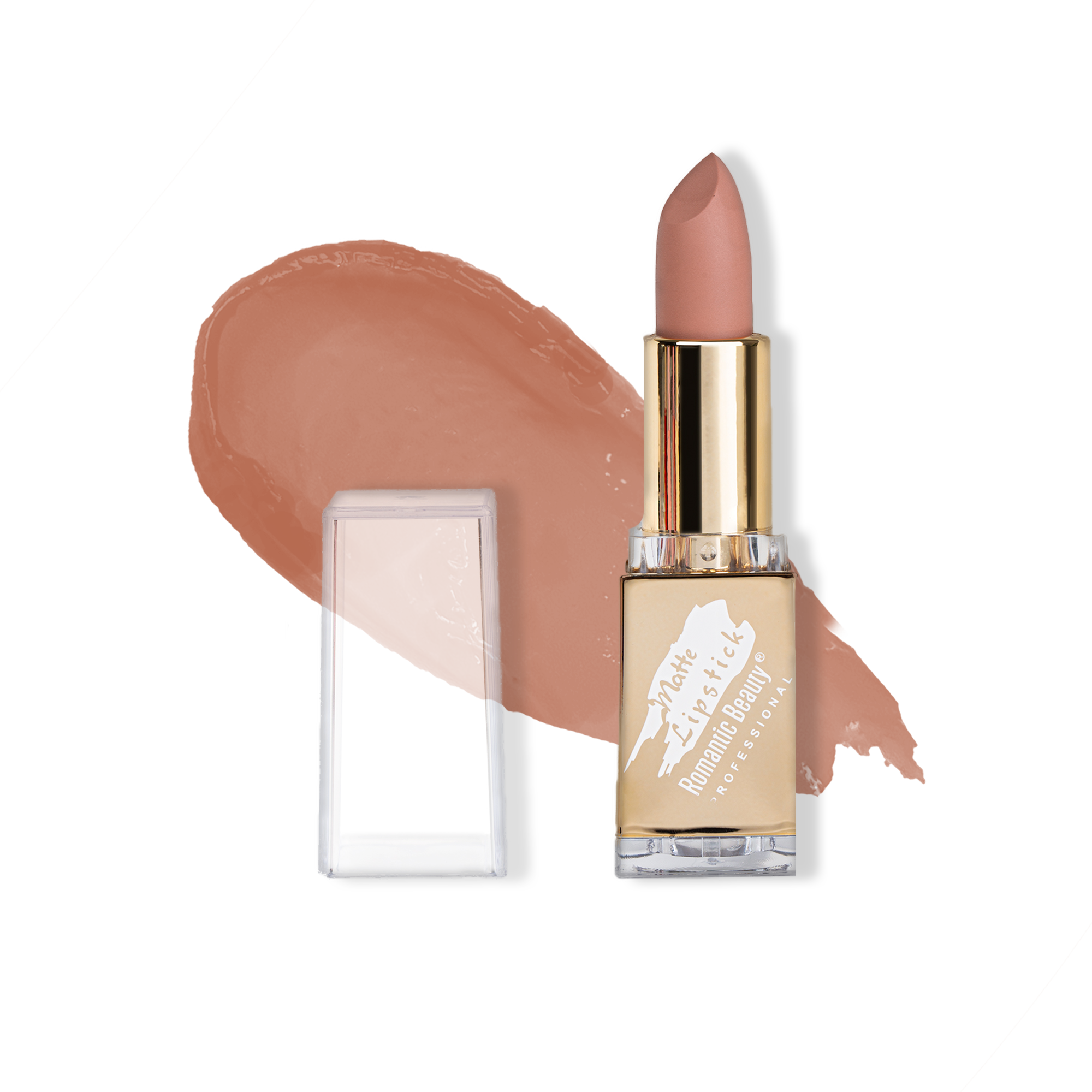 ROMANTIC BEAUTY ART GALLERY MATTE LIPSTICKS — Nude Creamy, Transfer-Proof Matte Formula