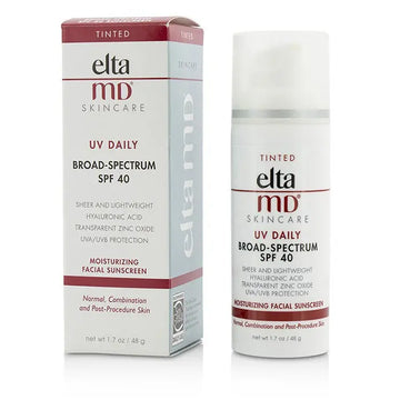 ELTAMD - UV Daily Moisturizing Facial Sunscreen SPF 40 - For Normal, Combination &amp; Post-Procedure Skin - Tinted EltaMD