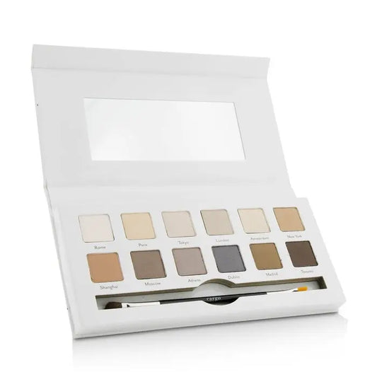 CARGO Around the World Eye Shadow Palette — 12 Shades + Shadow Brush Cargo
