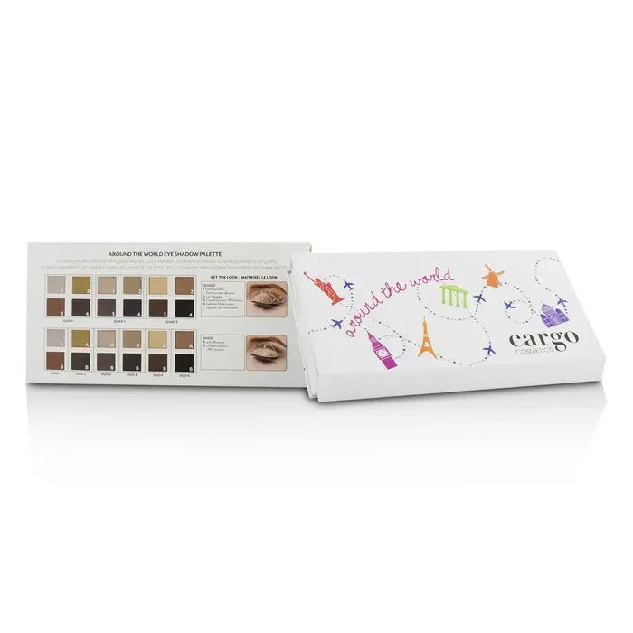 CARGO Around the World Eye Shadow Palette — 12 Shades + Shadow Brush Cargo