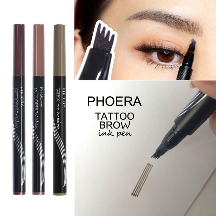 Long-Lasting Waterproof 4-Tip Microblade Eyebrow Pen