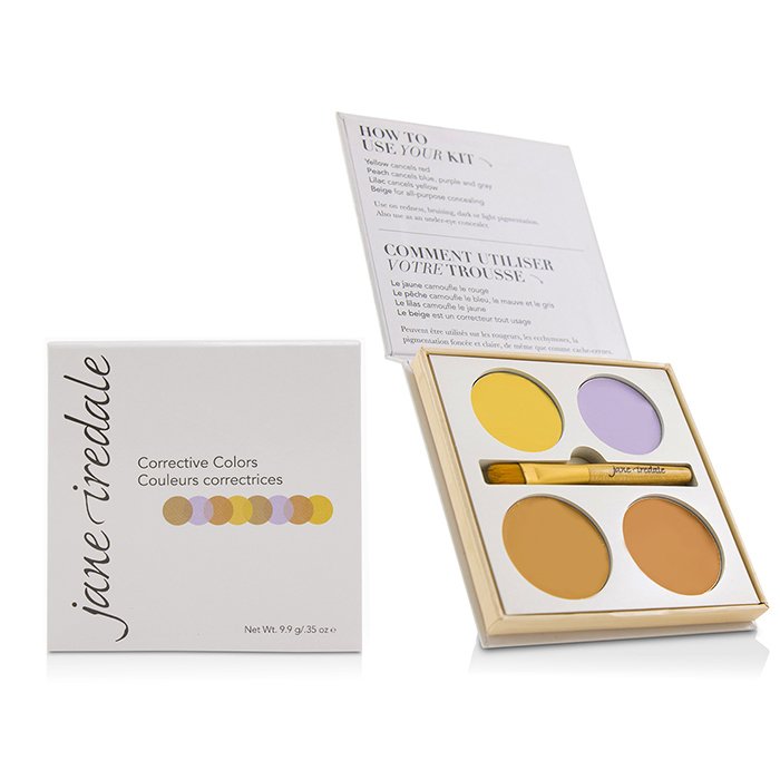 JANE IREDALE - Corrective Colors Kit (4x Concealer + 1x Applicator)
