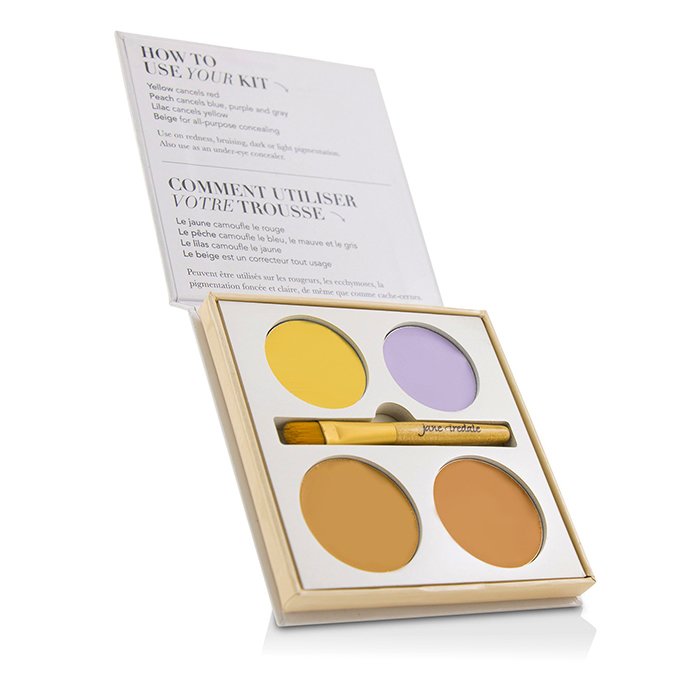 JANE IREDALE - Corrective Colors Kit (4x Concealer + 1x Applicator)