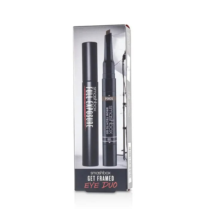 SMASHBOX - GET FRAMED EYE DUO SET — 1x Full Exposure Mascara, 1x Brow Tech To Go Smashbox