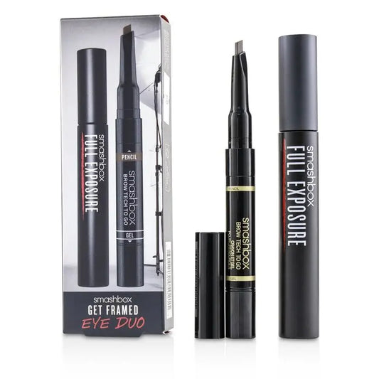 SMASHBOX - GET FRAMED EYE DUO SET — 1x Full Exposure Mascara, 1x Brow Tech To Go Smashbox