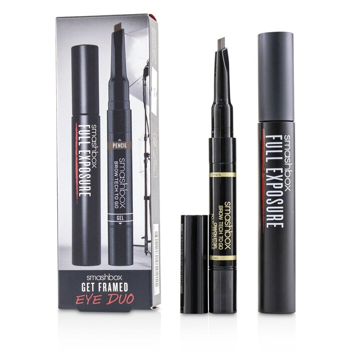 SMASHBOX - GET FRAMED EYE DUO SET — 1x Full Exposure Mascara, 1x Brow Tech To Go