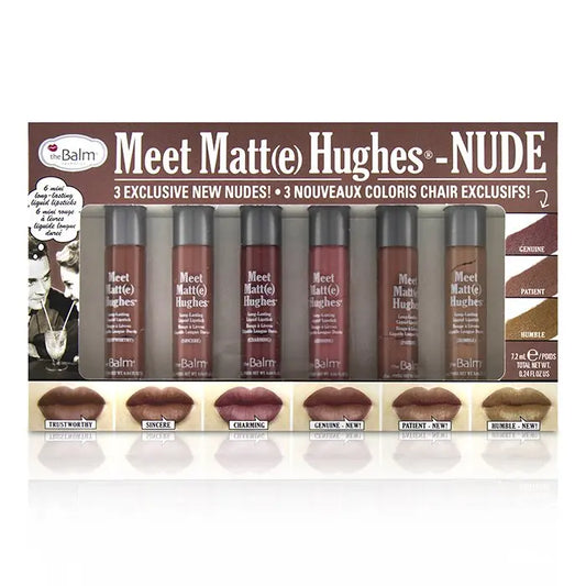 THEBALM - Meet Matt(e) Hughes 6 Mini Long Lasting Liquid Lipsticks Kit TheBalm