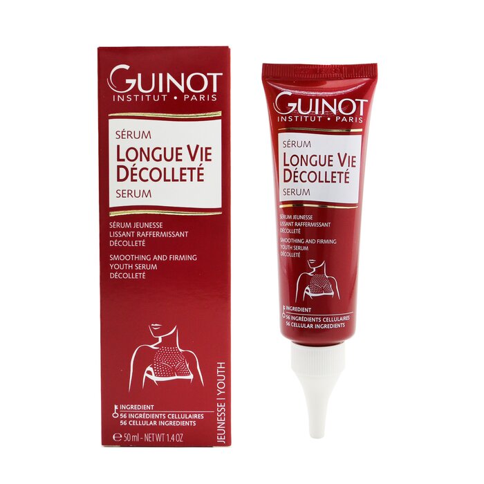 GUINOT - Longue Vie Decollete Serum - Smoothing &amp; Firming Youth Serum for Décolleté