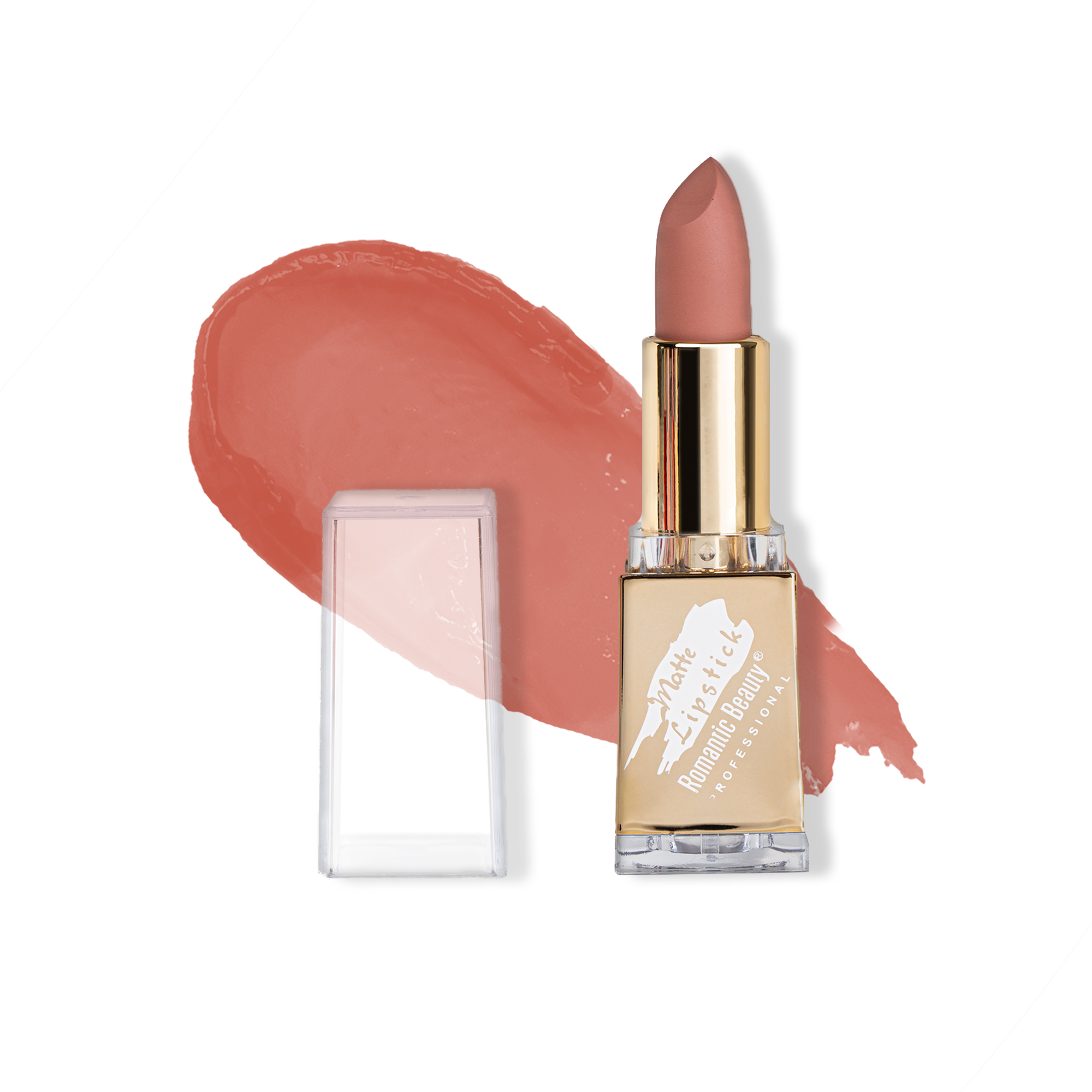 ROMANTIC BEAUTY ART GALLERY MATTE LIPSTICKS — Nude Creamy, Transfer-Proof Matte Formula