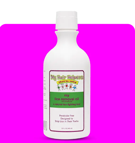 MY HAIR HELPERS NATURAL LICE REMOVAL DIMETHICONE OIL — extra-strength lice removal treatment My Hair Helpers