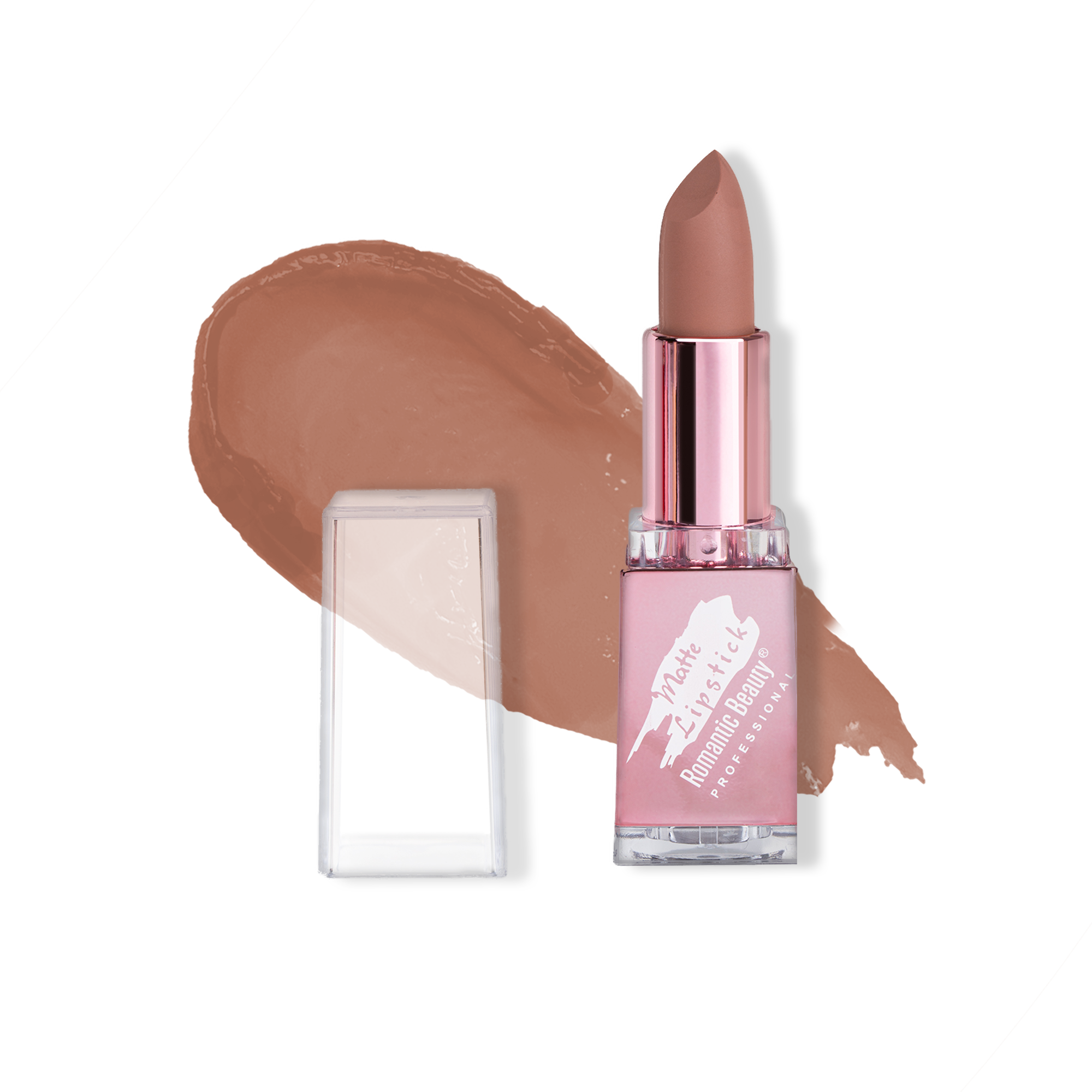 ROMANTIC BEAUTY ART GALLERY MATTE LIPSTICKS — Nude Creamy, Transfer-Proof Matte Formula