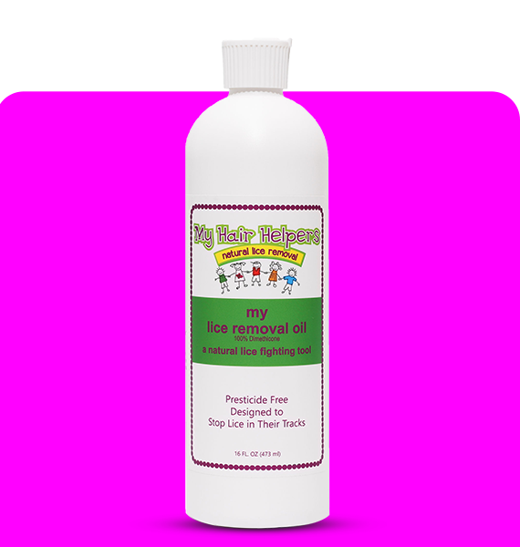 MY HAIR HELPERS NATURAL LICE REMOVAL DIMETHICONE OIL — extra-strength lice removal treatment