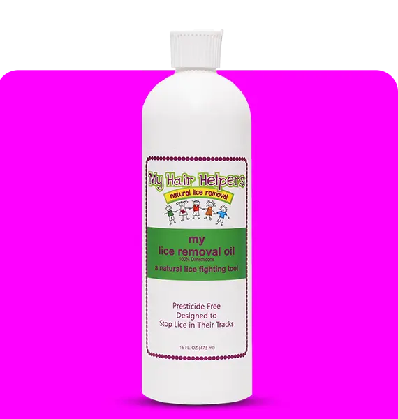 MY HAIR HELPERS NATURAL LICE REMOVAL DIMETHICONE OIL — extra-strength lice removal treatment My Hair Helpers