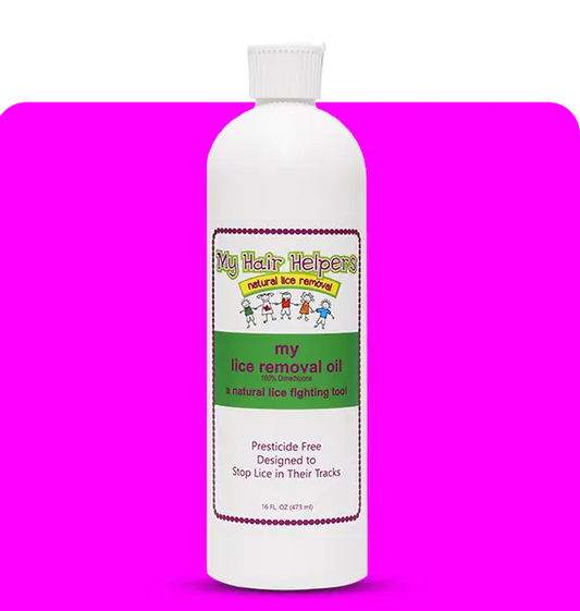 MY HAIR HELPERS NATURAL LICE REMOVAL DIMETHICONE OIL — extra-strength lice removal treatment My Hair Helpers