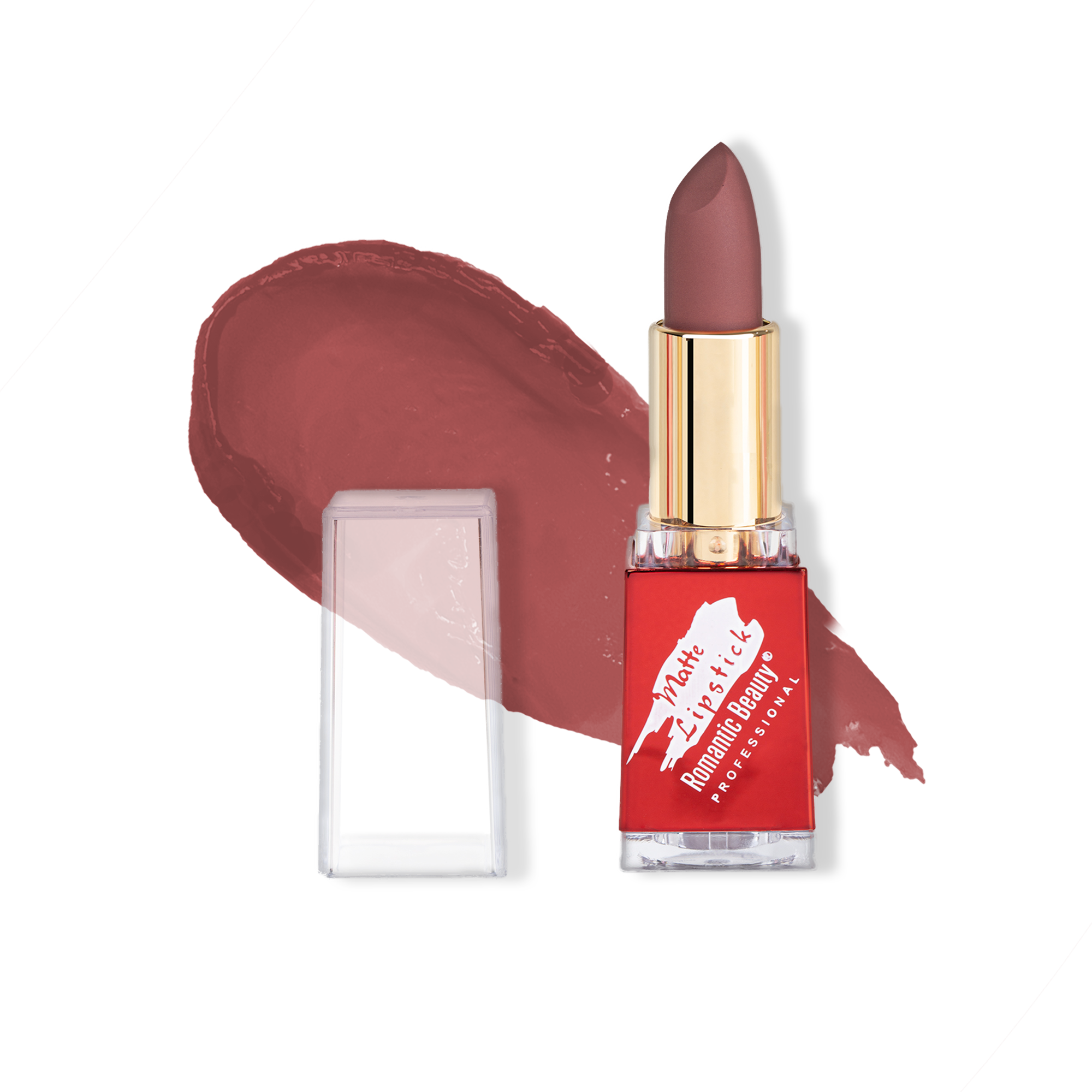 ROMANTIC BEAUTY ART GALLERY MATTE LIPSTICKS — Nude Creamy, Transfer-Proof Matte Formula
