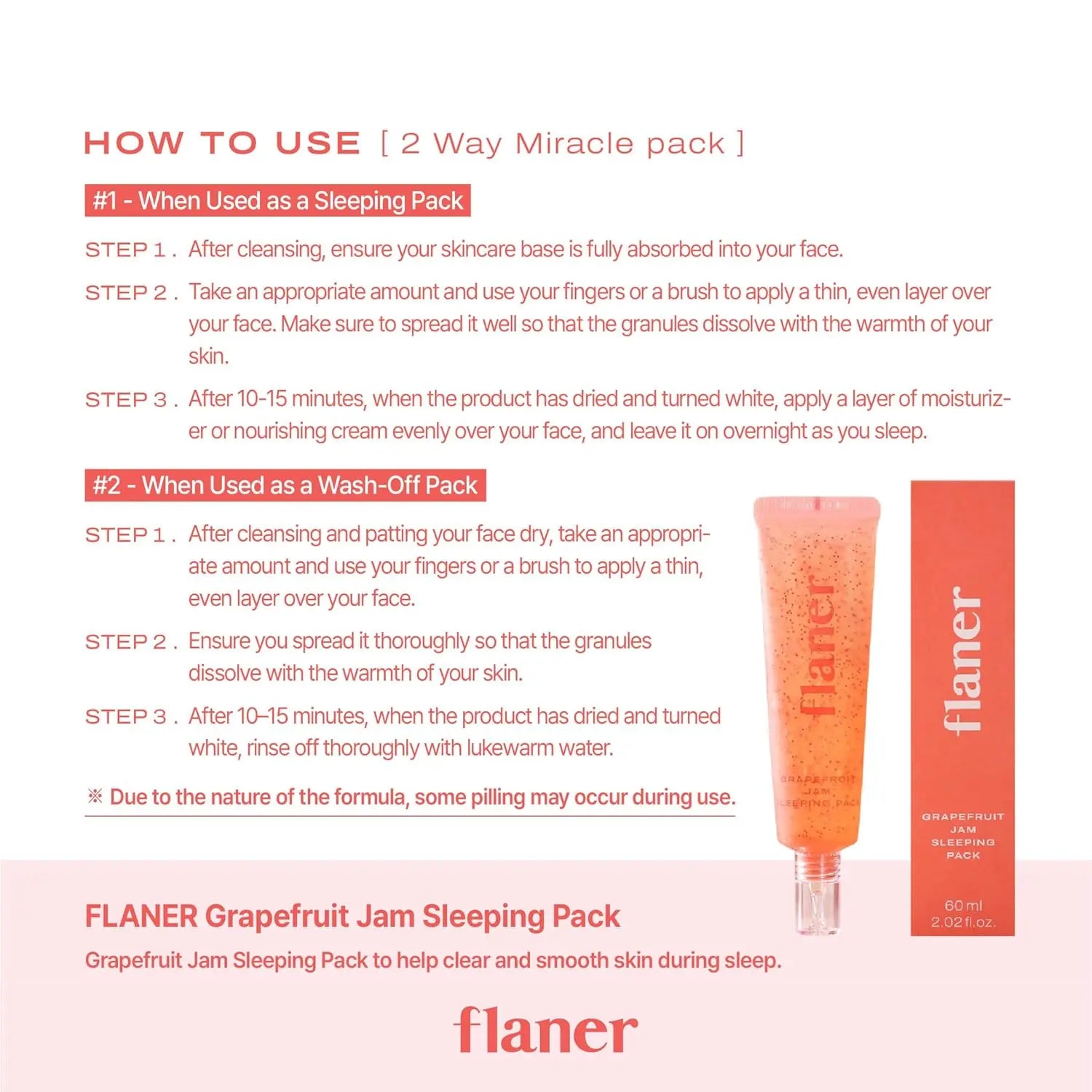 rebeau – Grapefruit Sleeping Mask rebeau