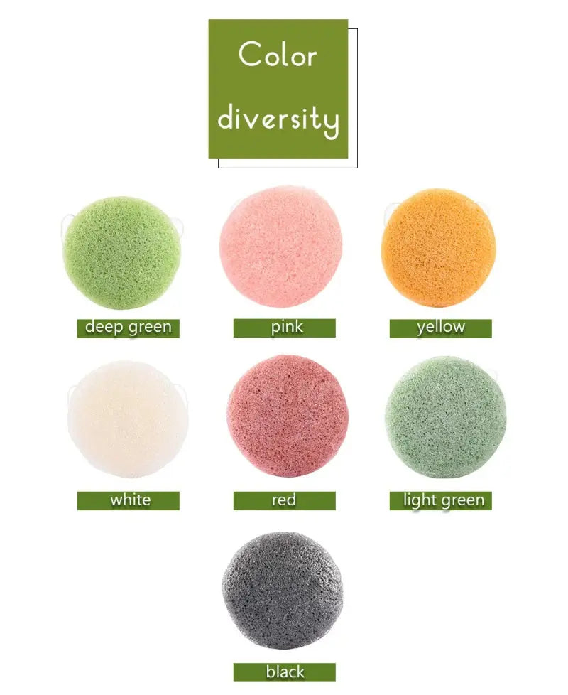 Mild konjac sponge suitable for foundation and BB cream application