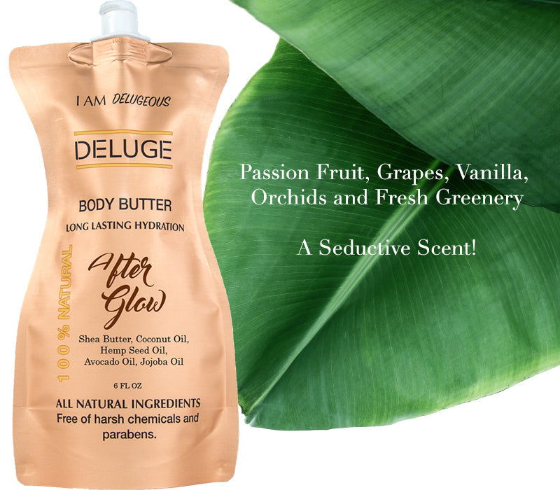 DELUGE AFTER GLOW BODY BUTTER – Passion Fruit, Grapes & Vanilla