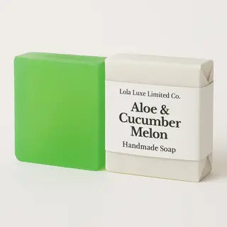 LOLA LUXE ALOE VERA & CUCUMBER MELON SOAP – Refreshing Hydration for Radiant Skin Lola Luxe Limited Co.