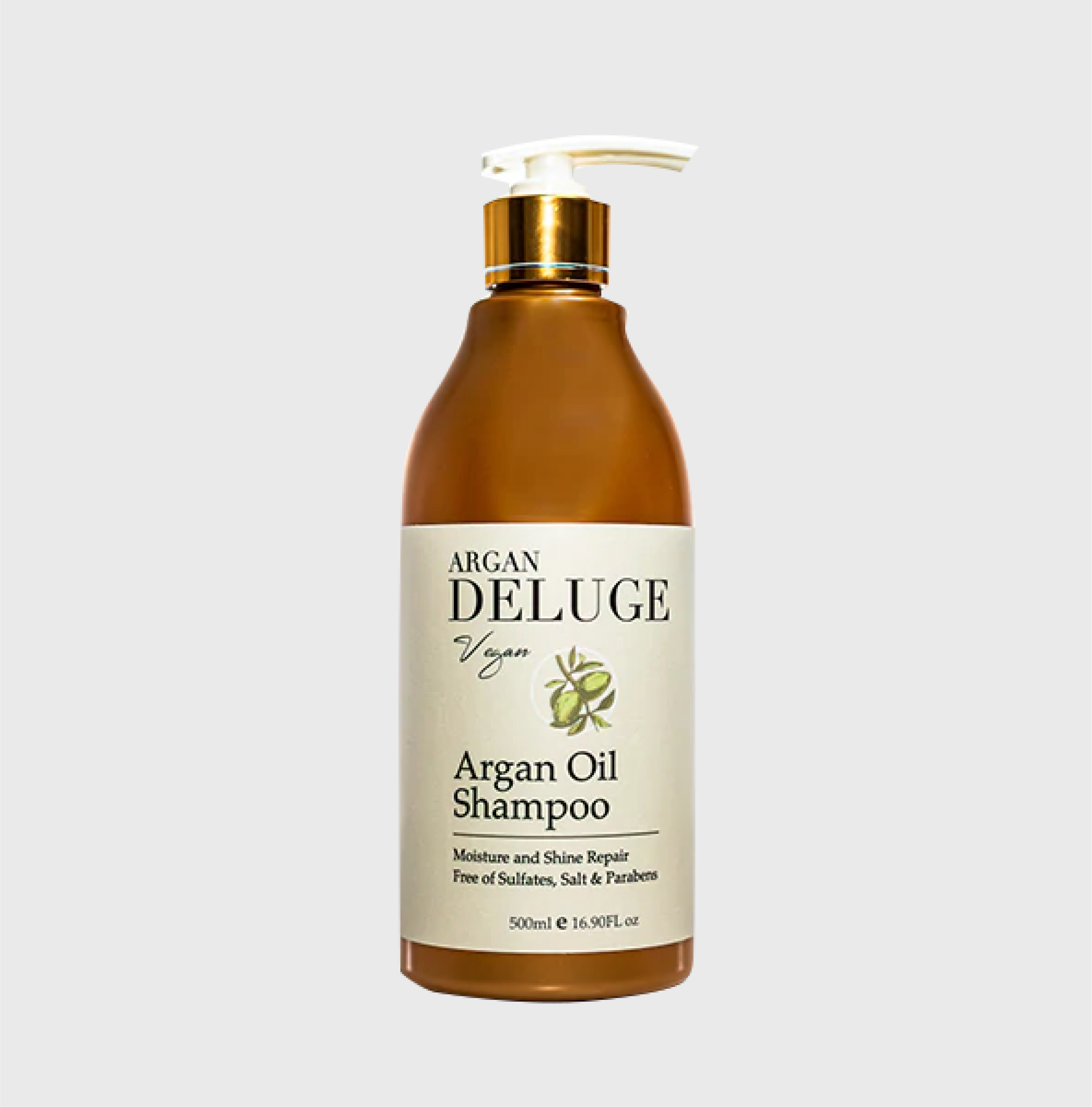 DELUGE COSMETICS ARGAN OIL MOISTURE REPAIR SHAMPOO – Nourishing Care for Radiant Hair