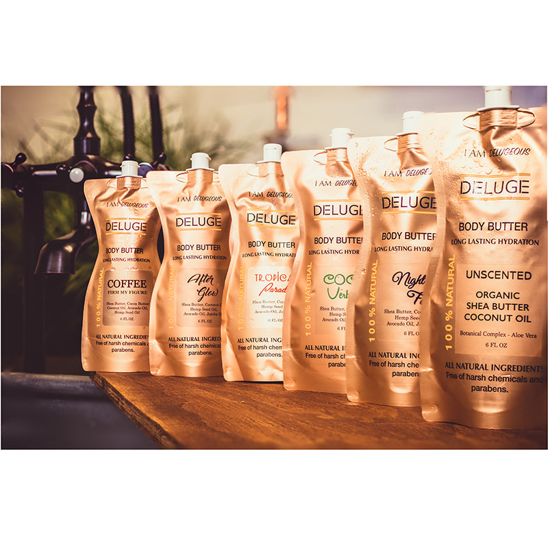 DELUGE JUICY CITRUS BODY BUTTER – 100% Natural, Lightweight & Non-Greasy
