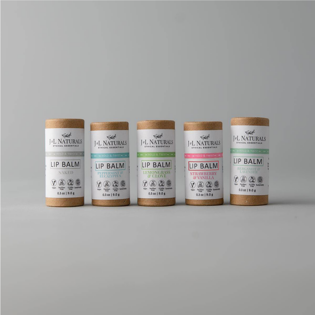 INDEPENDENT BRANDS LIP BALM BUNDLE (5-PACK) — natural hydration &amp; soothing care