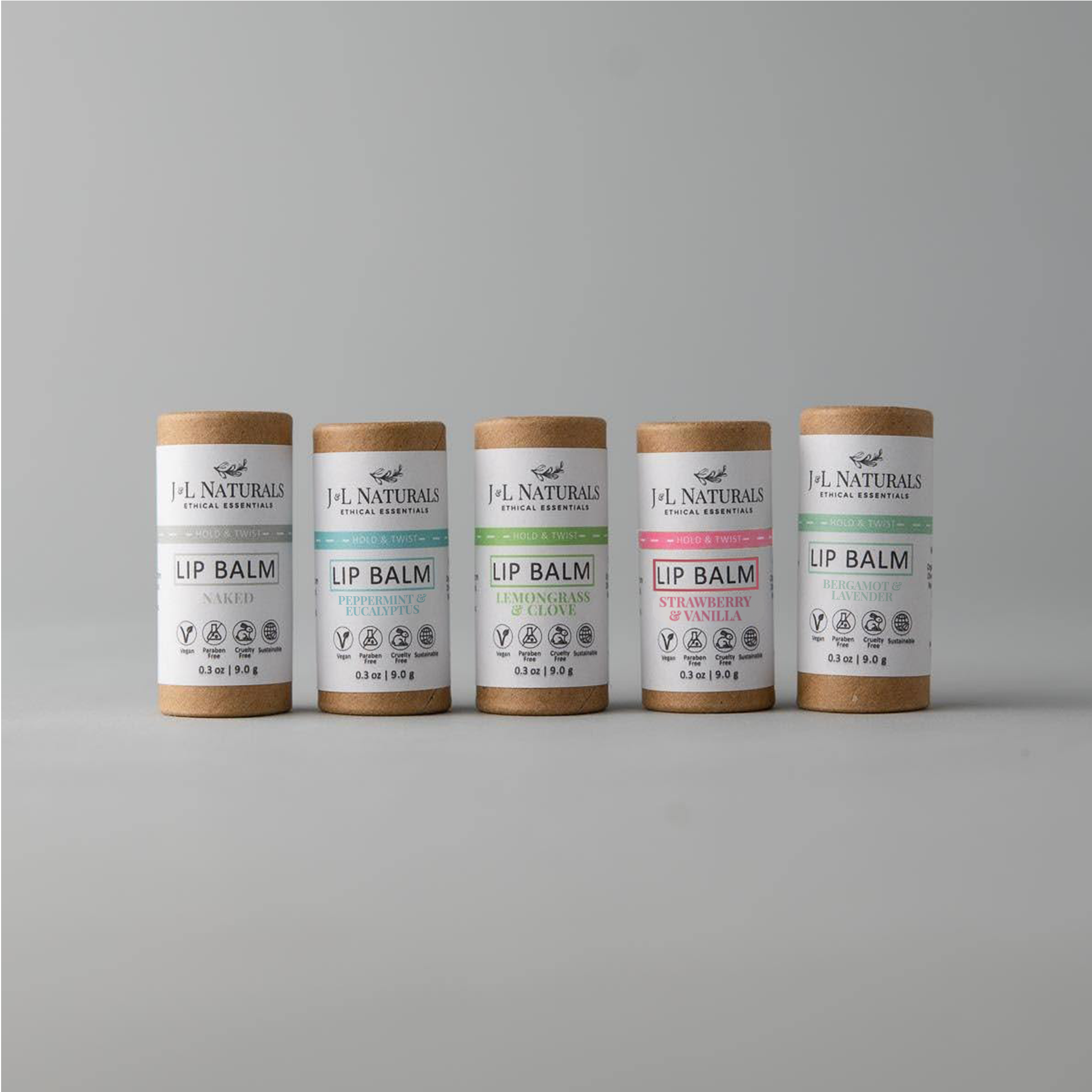 INDEPENDENT BRANDS LIP BALM BUNDLE (5-PACK) — natural hydration &amp; soothing care