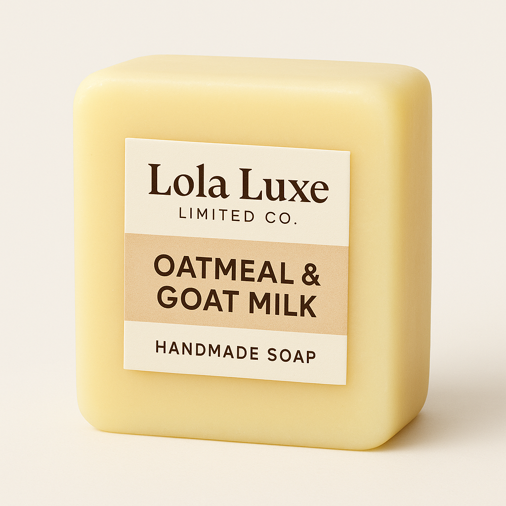 LOLA LUXE GOAT & OATMEAL MILK HANDMADE SOAP – Nourishing Lux