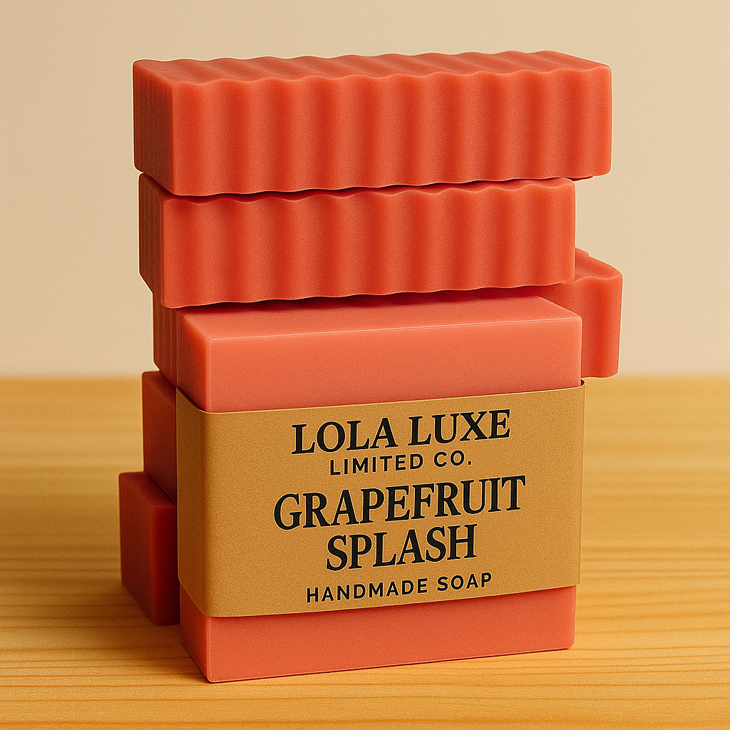 LOLA LUXE GRAPEFRUIT SPLASH GOAT MILK SOAP – Zesty Glow for Radiant Skin