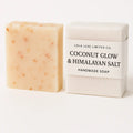 LOLA LUXE COCONUT GLOW + HIMALAYAN SALT SCRUB SOAP: Mineral-Rich Nourishment & Gentle Care Lola Luxe Limited Co.
