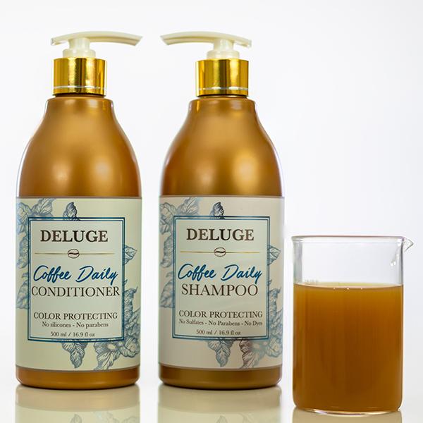 DELUGE COSMETICS ARGAN OIL & COFFEE SHAMPOO AND CONDITIONER DUO – Nourishing Haircare