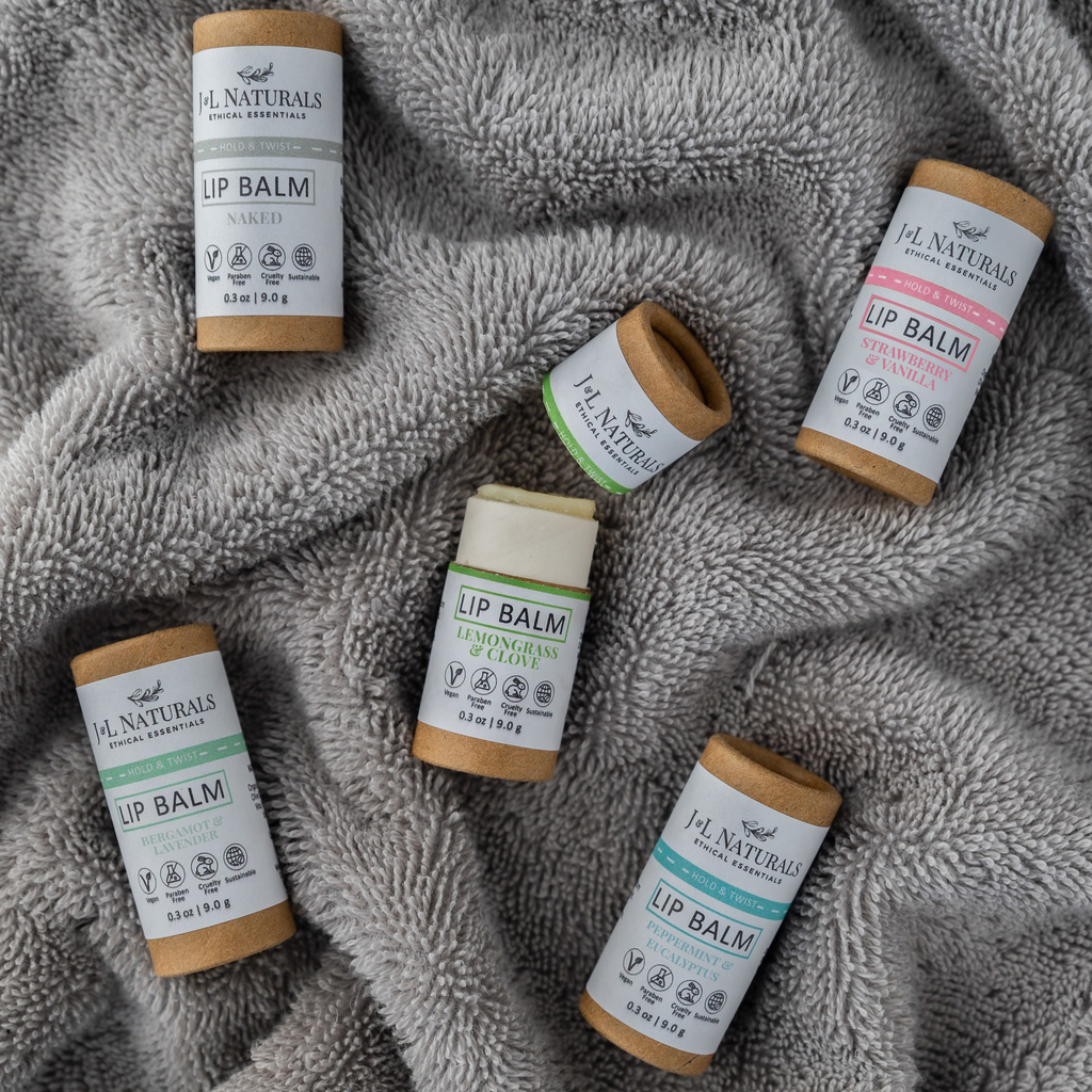 INDEPENDENT BRANDS LIP BALM BUNDLE (5-PACK) — natural hydration &amp; soothing care