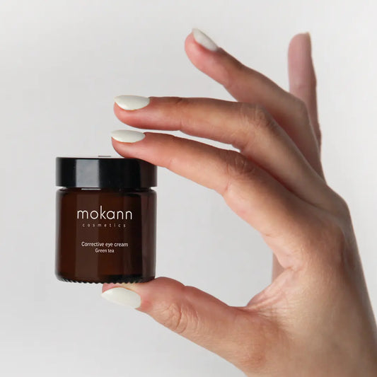 Mokann Cosmetics – Corrective Eye Cream Green Tea with Hyaluronic Acid Mokann Cosmetics
