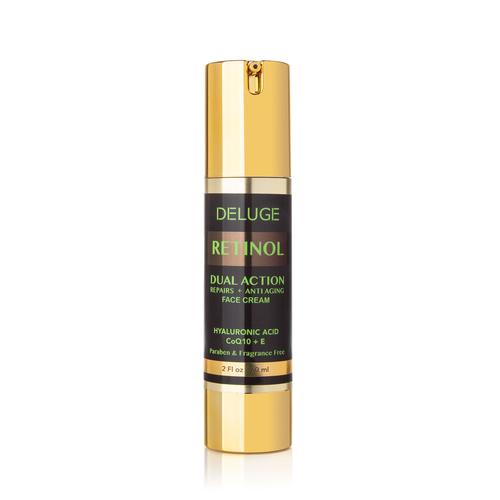DELUGE RETINOL REJUVENATING FACE CREAM — Anti-Aging Hydration &amp; Skin Renewal