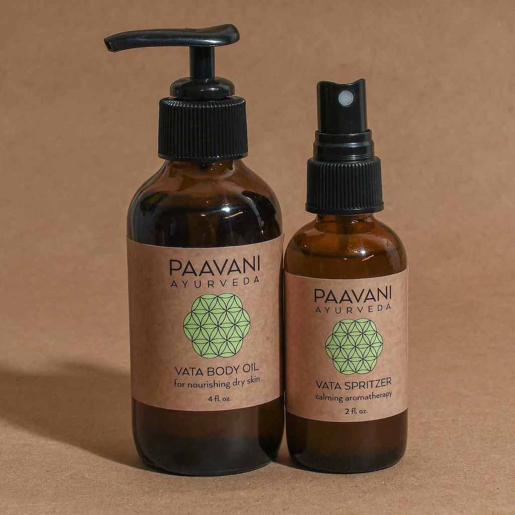 PAAVANI DOSHA BALANCE DUO – Ayurvedic Spritzer & Body Oil | Mind & Body Harmony