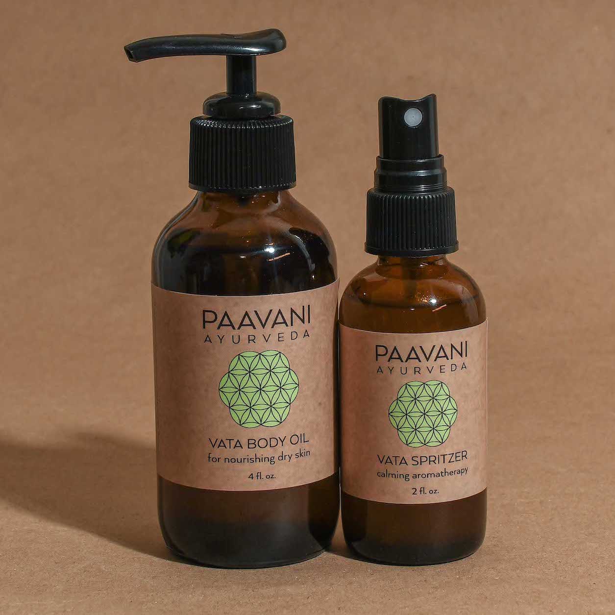 PAAVANI DOSHA BALANCE DUO – Ayurvedic Spritzer & Body Oil | Mind & Body Harmony