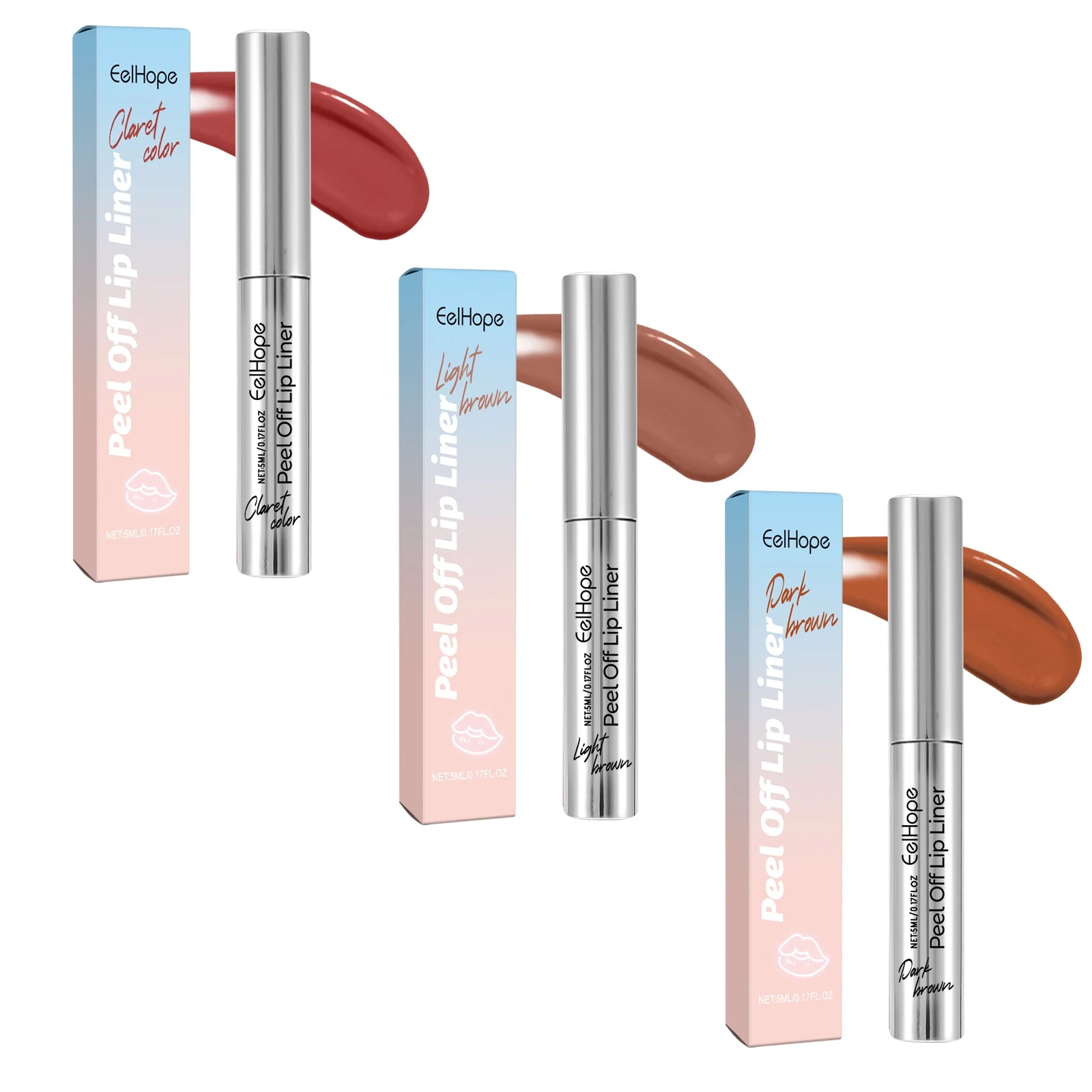 EELHOPE LIP-LINE PEELING LIQUID LIP LINER PEN — waterproof, sweat-proof, long-lasting